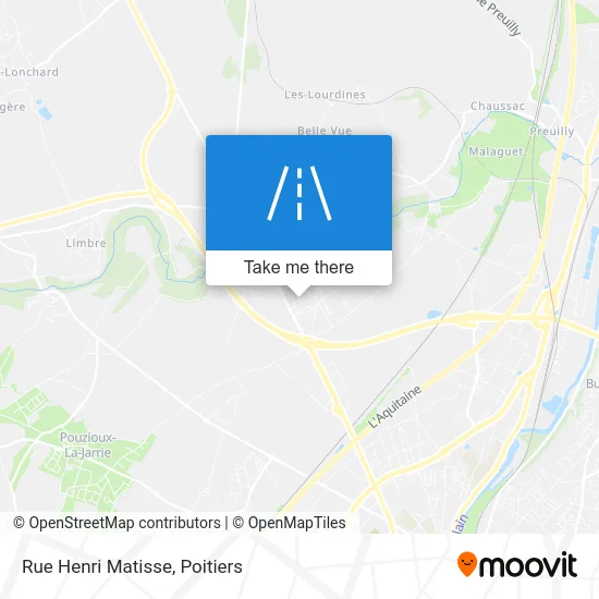 Rue Henri Matisse map