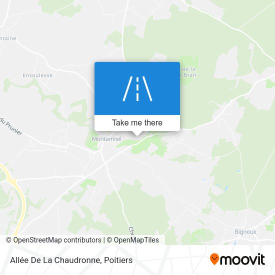 Allée De La Chaudronne map