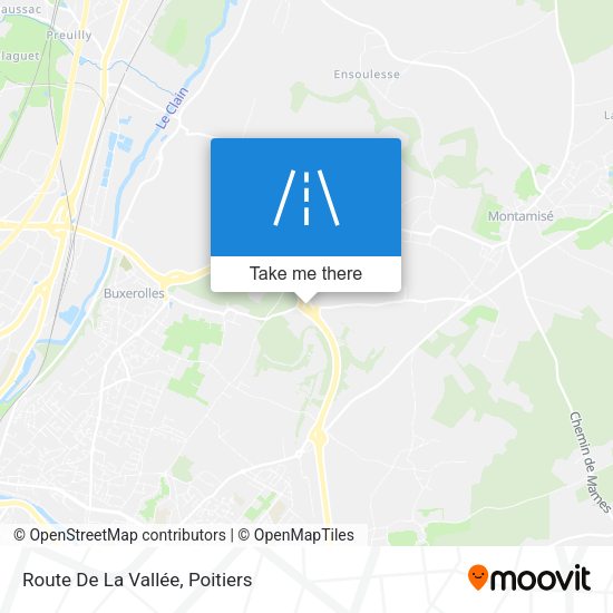 Route De La Vallée map