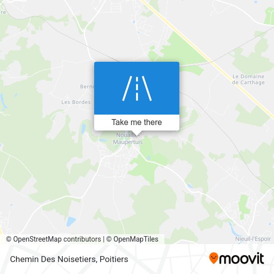 Chemin Des Noisetiers map
