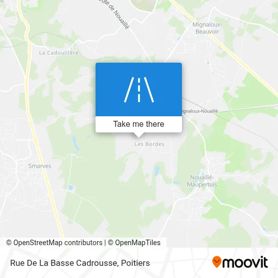 Rue De La Basse Cadrousse map