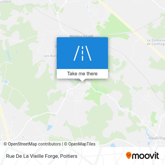 Rue De La Vieille Forge map