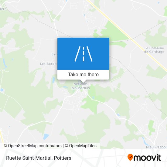 Ruette Saint-Martial map