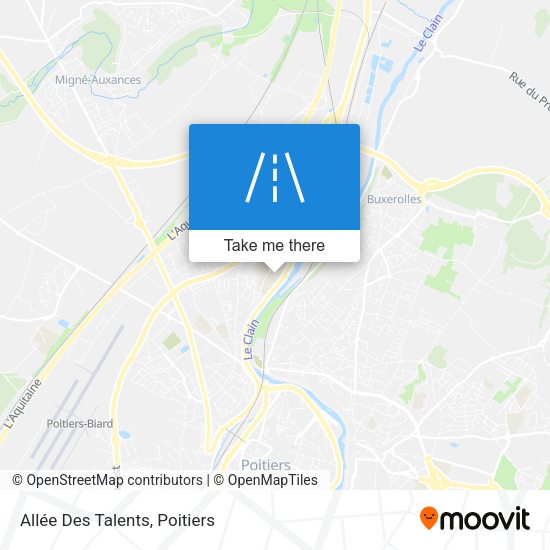 Allée Des Talents map