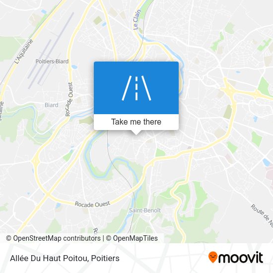 Allée Du Haut Poitou map