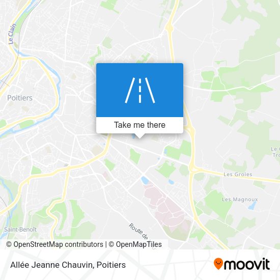 Allée Jeanne Chauvin map
