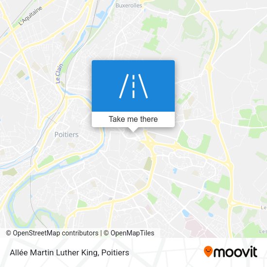 Allée Martin Luther King map