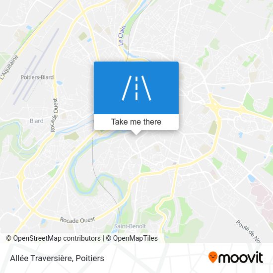 Allée Traversière map