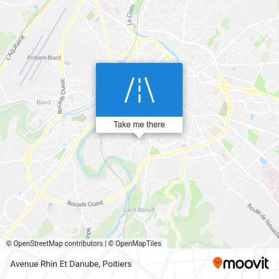 Avenue Rhin Et Danube map
