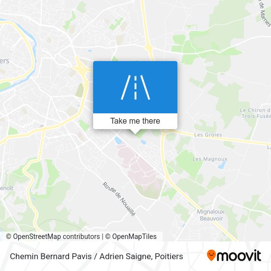 Chemin Bernard Pavis / Adrien Saigne map