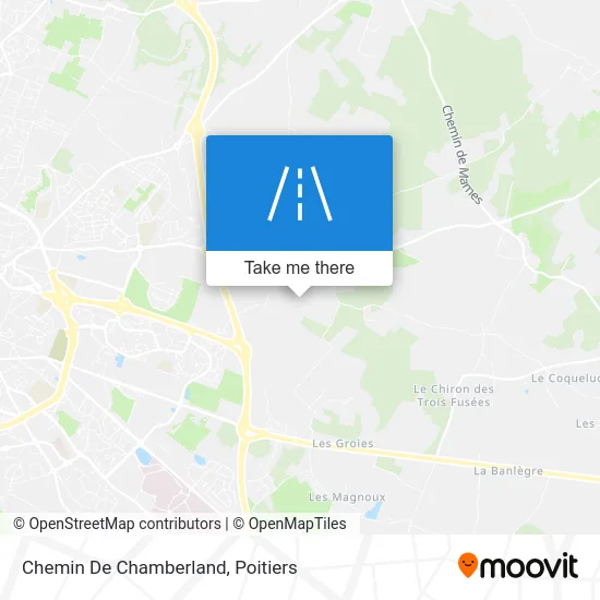 Chemin De Chamberland map