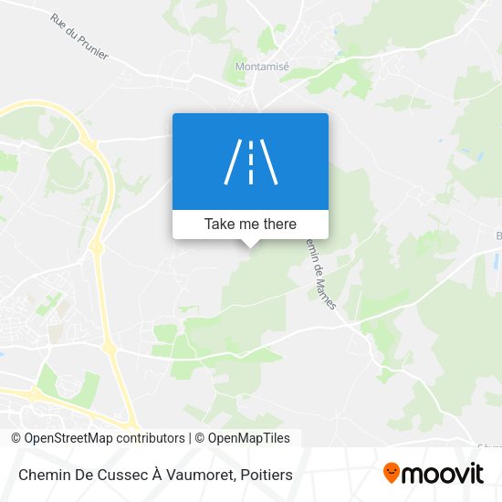 Chemin De Cussec À Vaumoret map