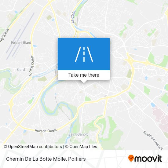 Chemin De La Botte Molle map