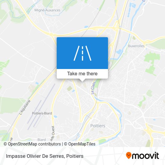 Impasse Olivier De Serres map