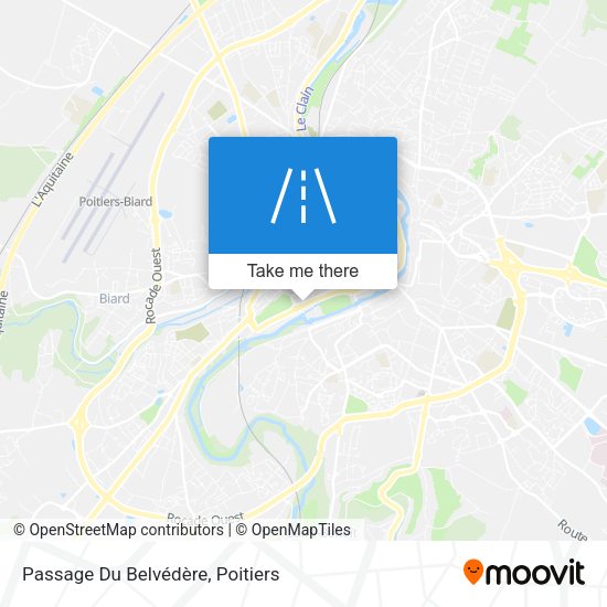 Passage Du Belvédère map