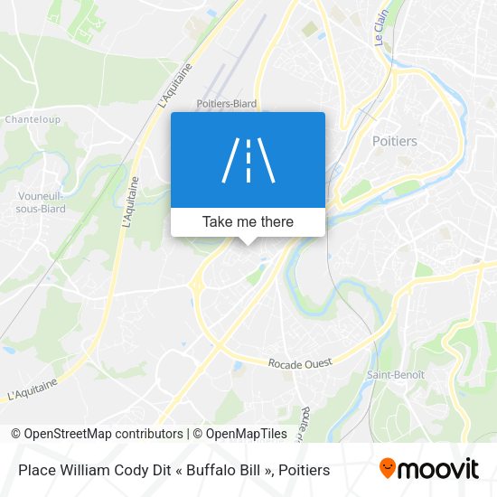 Place William Cody Dit « Buffalo Bill » map