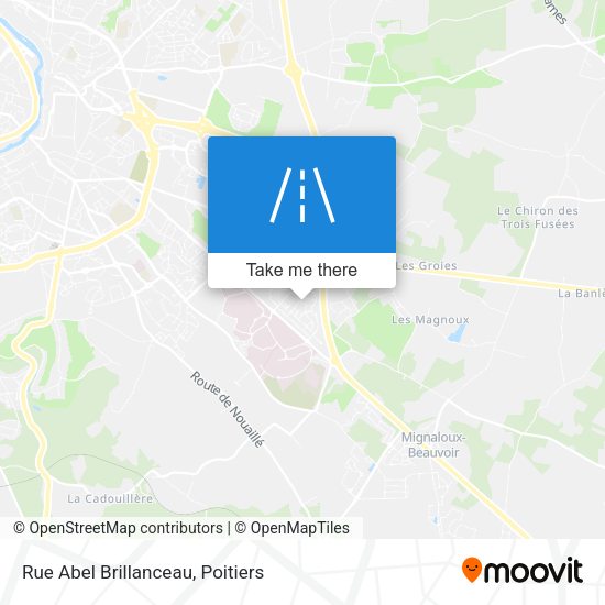 Rue Abel Brillanceau map