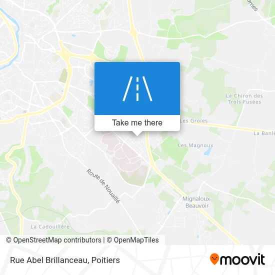 Rue Abel Brillanceau map