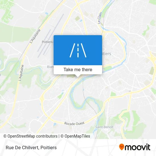 Mapa Rue De Chilvert