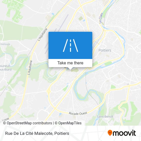 Rue De La Cité Malecote map