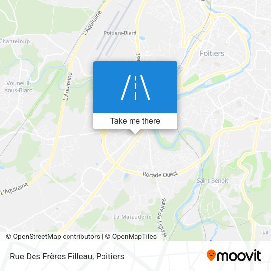 Rue Des Frères Filleau map
