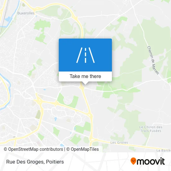Rue Des Groges map