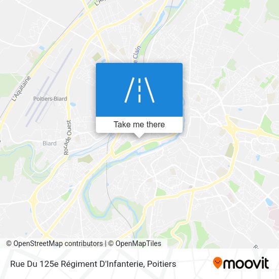 Rue Du 125e Régiment D'Infanterie map