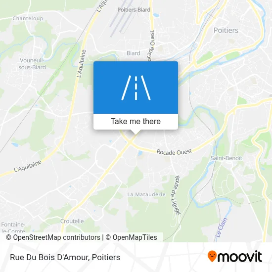 Rue Du Bois D'Amour map