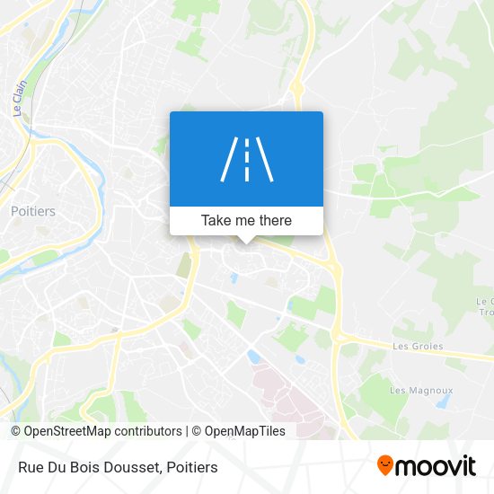 Rue Du Bois Dousset map