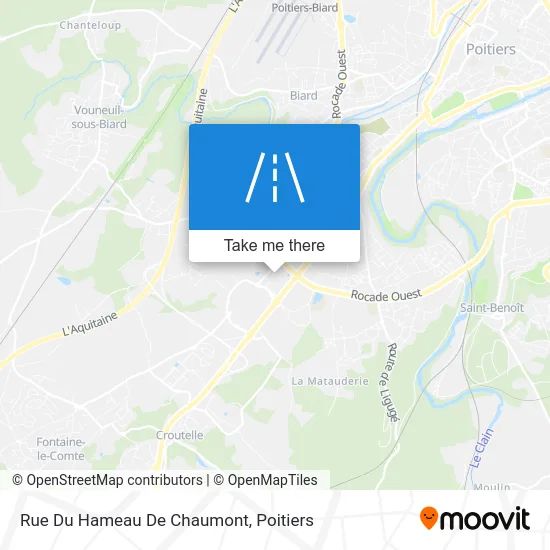 Rue Du Hameau De Chaumont map