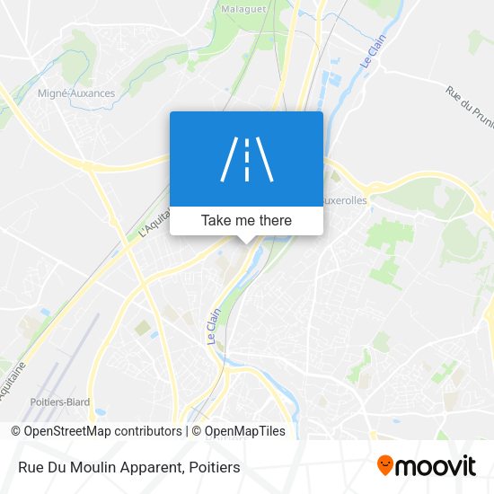 Rue Du Moulin Apparent map