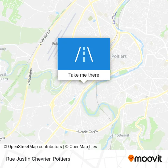Mapa Rue Justin Chevrier