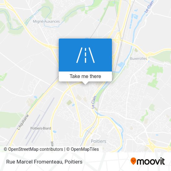 Rue Marcel Fromenteau map