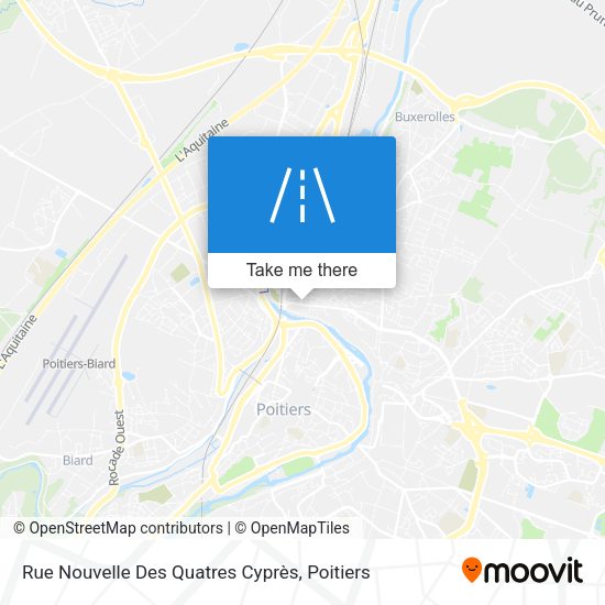 Rue Nouvelle Des Quatres Cyprès map