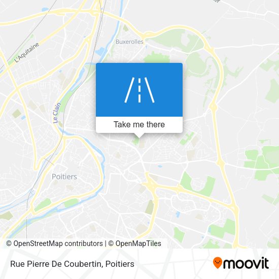 Rue Pierre De Coubertin map