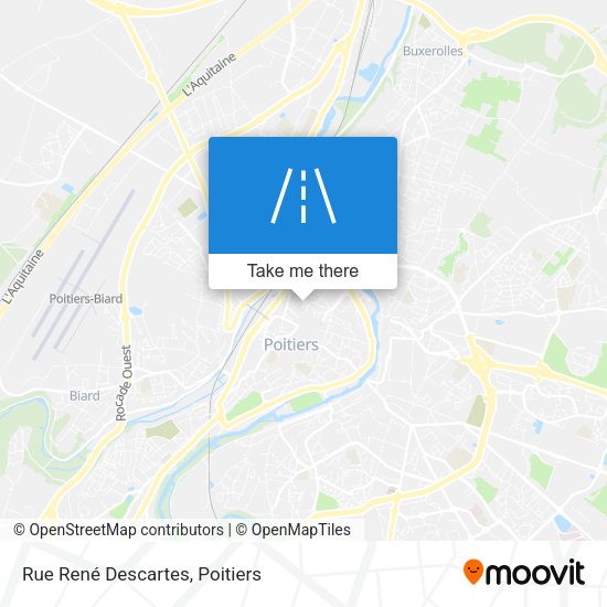 Rue René Descartes map