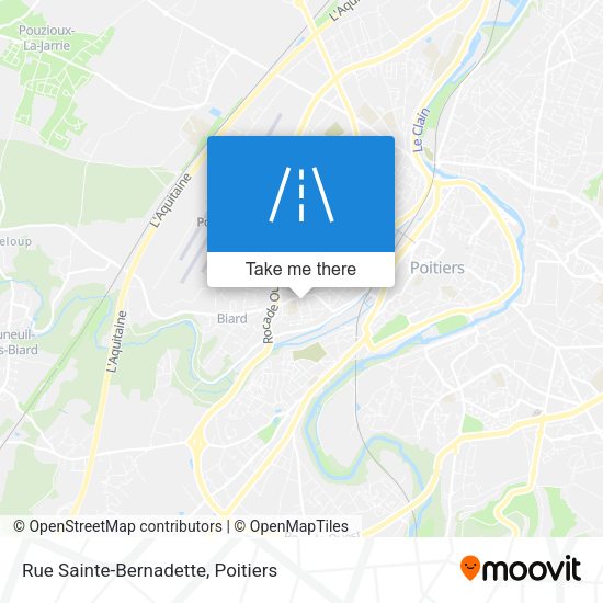 Rue Sainte-Bernadette map