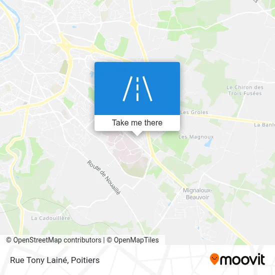 Rue Tony Lainé map