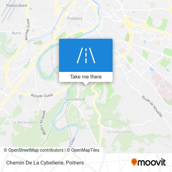 Chemin De La Cybellerie map