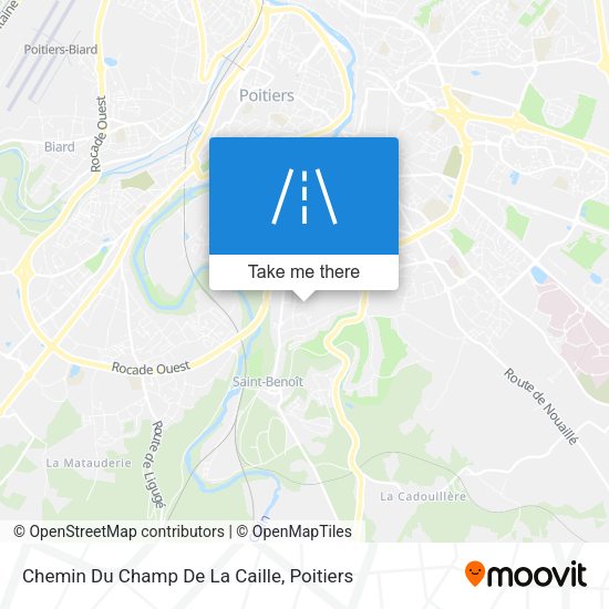Chemin Du Champ De La Caille map