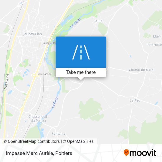 Impasse Marc Aurèle map