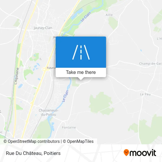 Mapa Rue Du Château