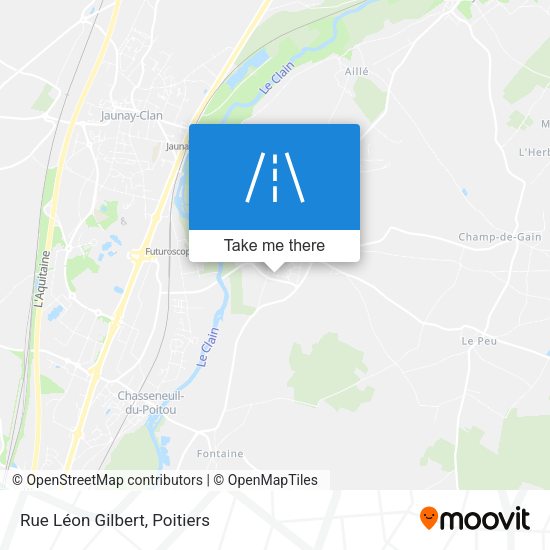 Rue Léon Gilbert map