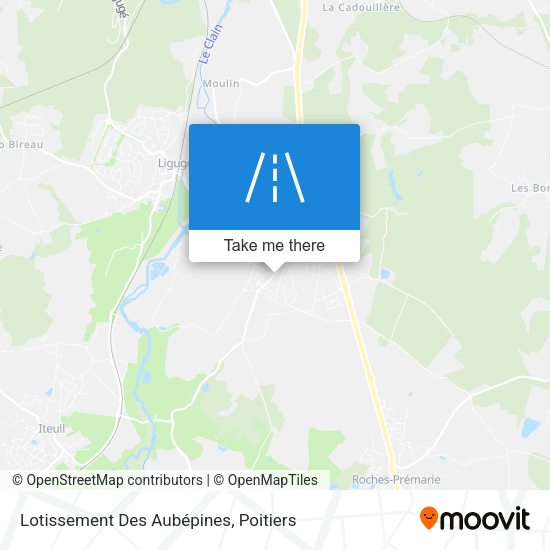 Lotissement Des Aubépines map