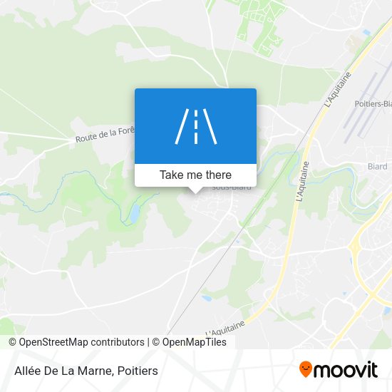 Allée De La Marne map