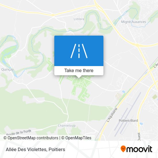 Allée Des Violettes map