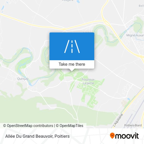 Allée Du Grand Beauvoir map