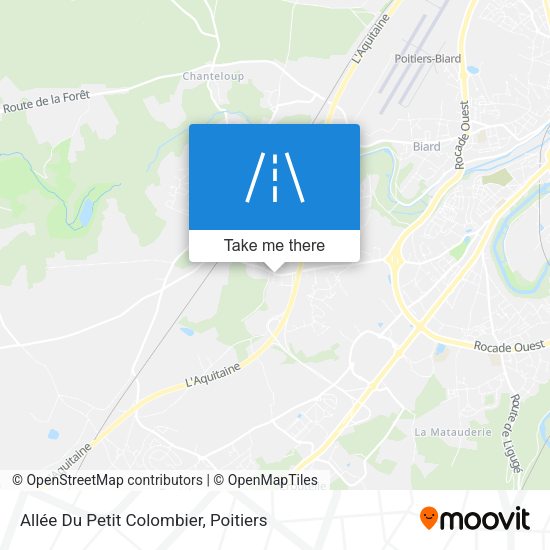 Allée Du Petit Colombier map
