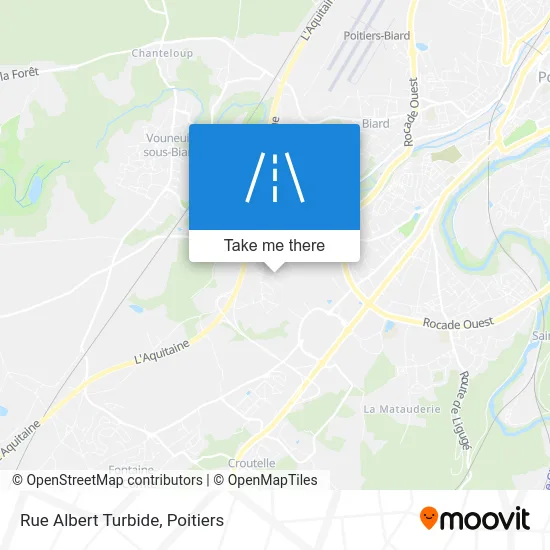 Rue Albert Turbide map