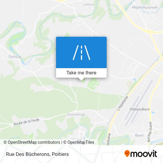 Rue Des Bûcherons map
